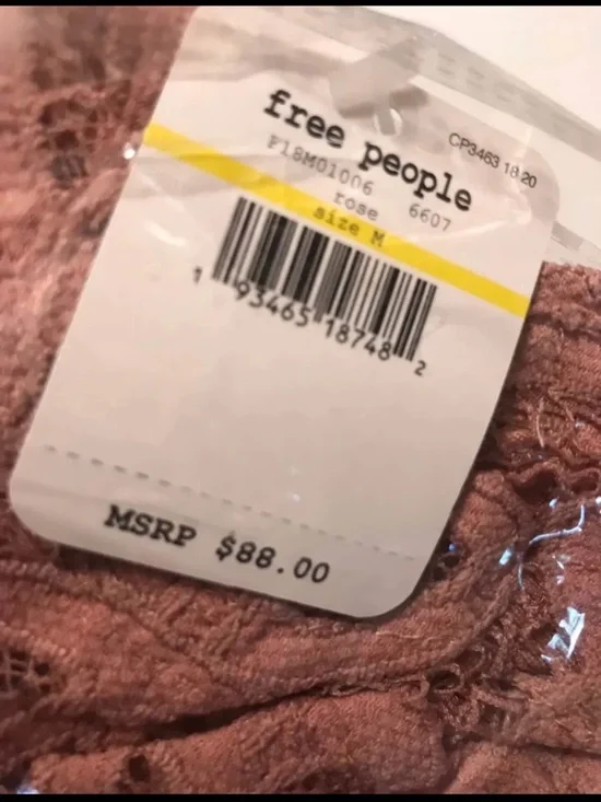 Free People adella Rose Babydoll Dress size M - Picture 8 of 9